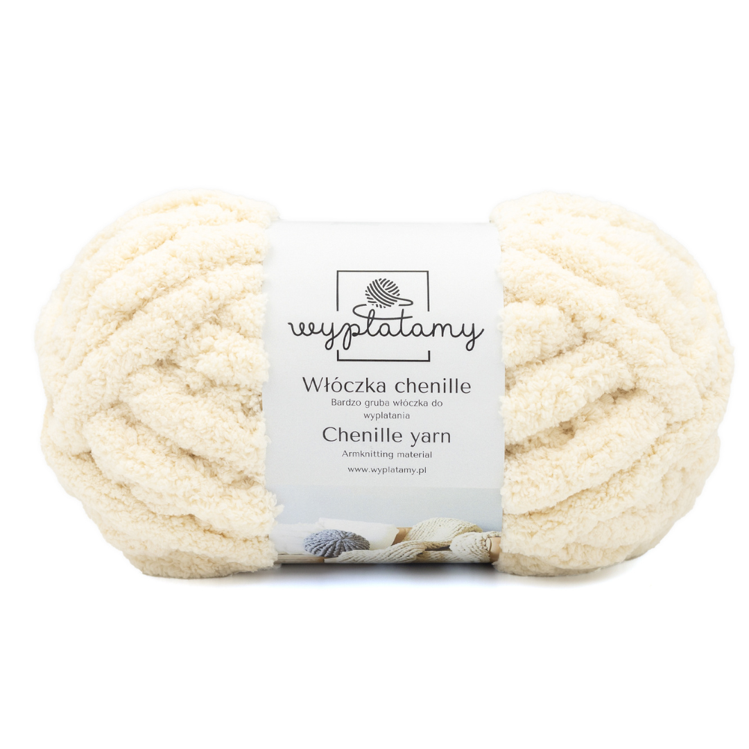 Gruba włóczka chenille BUDGET