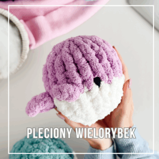 Pleciony wielorybek – urocza maskotka handmade bez szydełka! 🐋