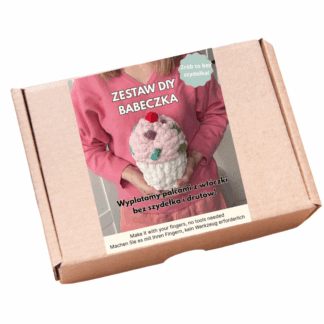 Zestaw DIY: Pleciona babeczka 🧁