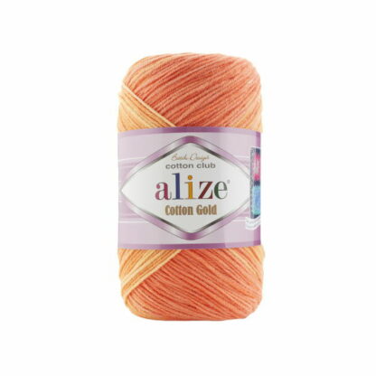 Alize Cotton Gold Batik 7687 włóczka na zabawki i amigurumi