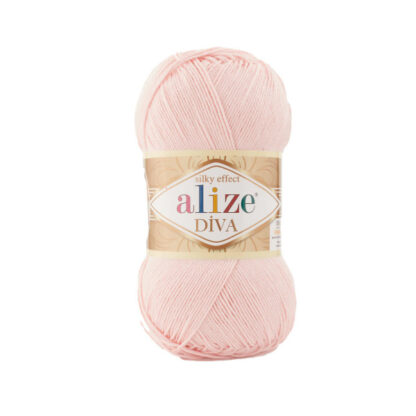 Alize Diva 161 elegancka włóczka na wiosnę i lato