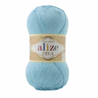 Alize Diva 346 włóczka jedwabista do szydełkowania
