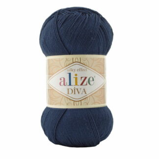 Alize Diva 361 włóczka jedwabista do szydełkowania