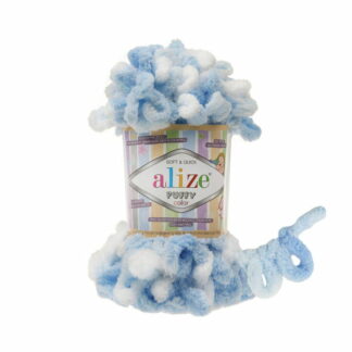 Alize Puffy Color 5865 włóczka do dziergania palcami