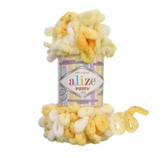 Alize Puffy Color 5921 włóczka pętelkowa do wyplatania palcami