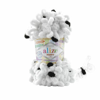 Alize Puffy Color 6450 włóczka bez drutów do wyplatania palcami