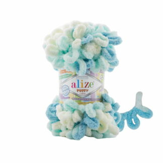 Alize Puffy Color 6461 włóczka na kocyk do robienia rękami