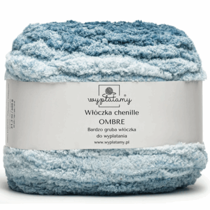 Gruba włóczka chenille ombre - Image 3