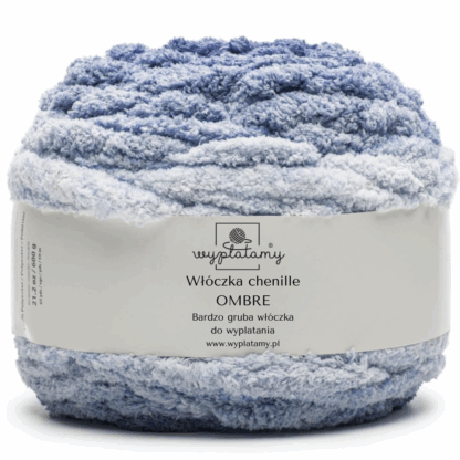 Gruba włóczka chenille ombre - Image 7