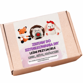 Zestaw do szydełkowania DIY -  Leśni przyjaciele