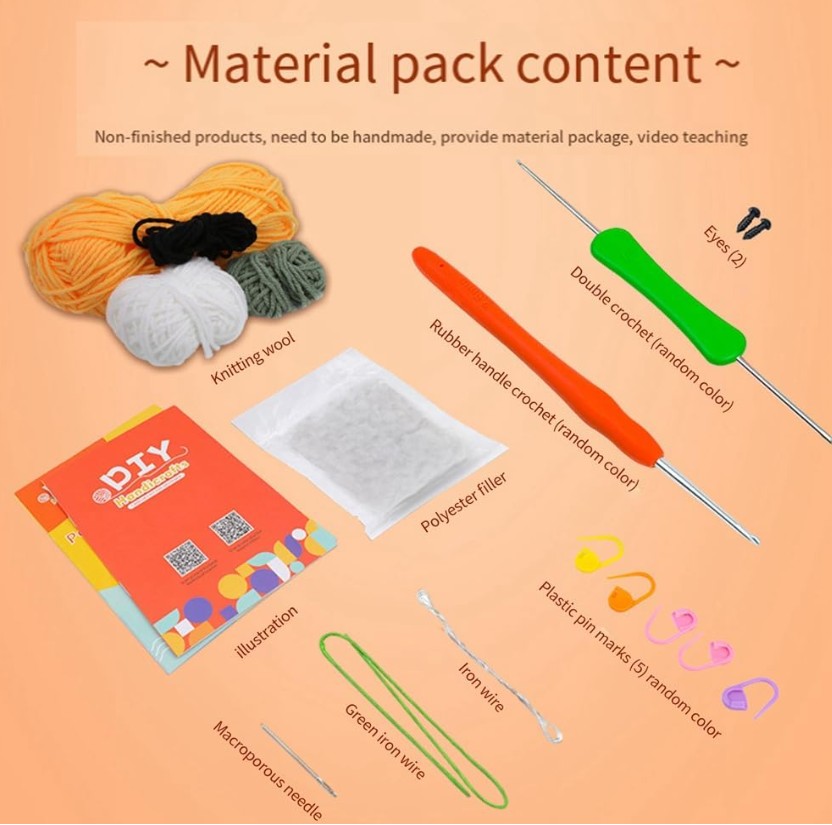 Zestaw do szydełkowania DIY - Piesek Corgi - obrazek 5