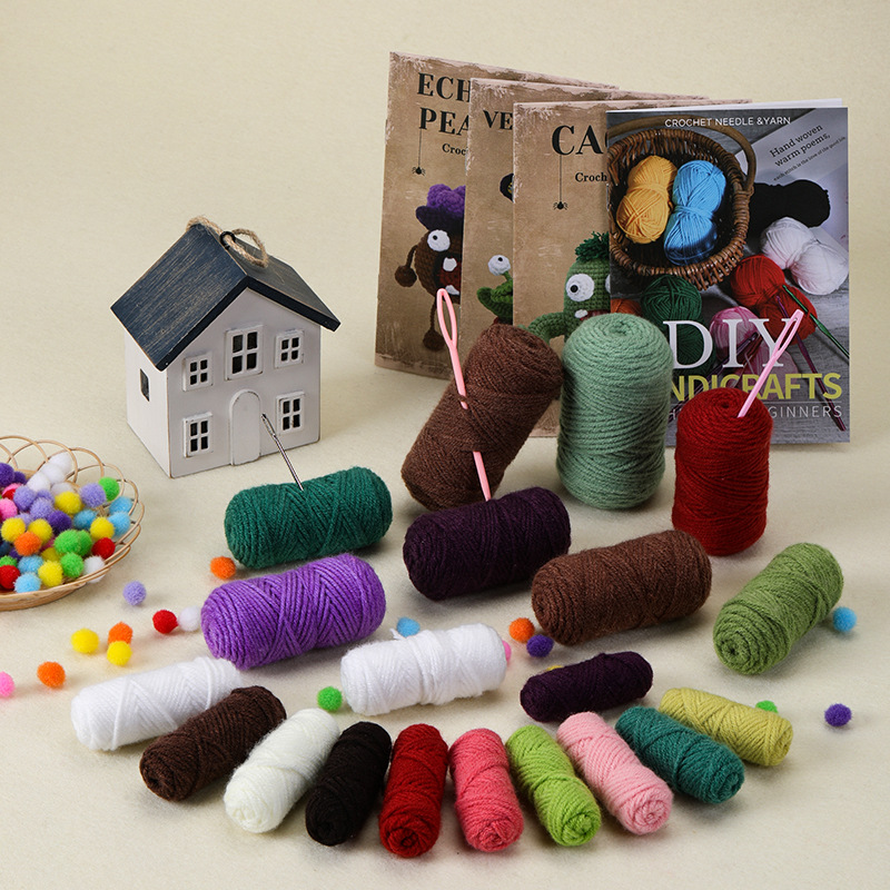 Zestaw do szydełkowania DIY - Roślinki - obrazek 3