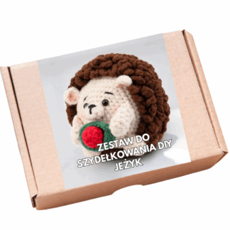 Zestaw do szydełkowania DIY - Jeżyk