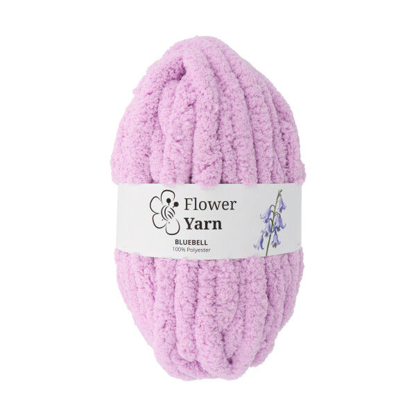 WŁÓCZKA FLOWERYARN BLUEBELL, 100% POLIESTER, KOL. FIOLETOWY, 250G.