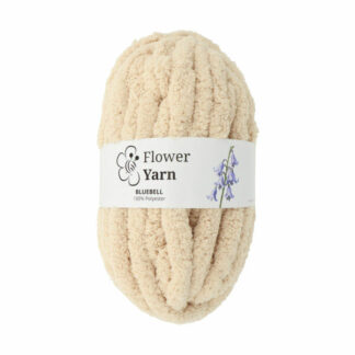 WŁÓCZKA FLOWERYARN BLUEBELL, 100% POLIESTER, KOL. BEŻ JASNY, 250G.
