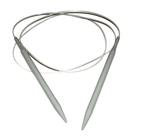 Druty metalowe 2 mm na stalowej żyłce 80 cm