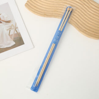 Druty bambusowe do dziergania 35 cm, 5,5 mm