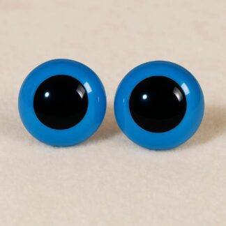 Oczka z niebieską tęczówką 15 mm - zestaw 2 sztuk