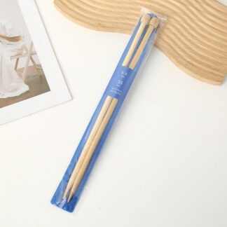 Druty bambusowe do dziergania 35 cm, 9 mm