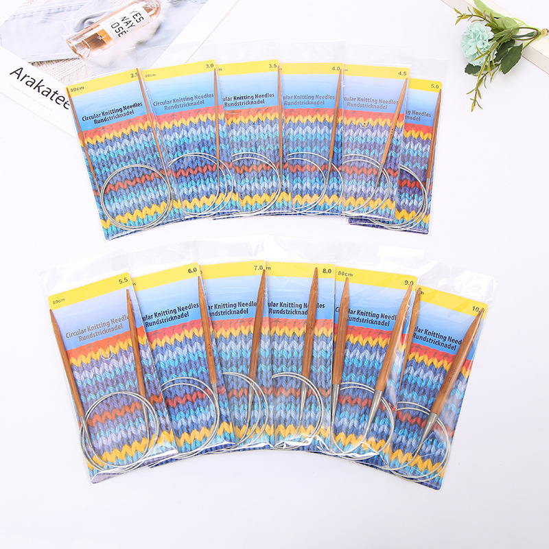 Druty bambusowe 3 mm na żyłce 80 cm - obrazek 5