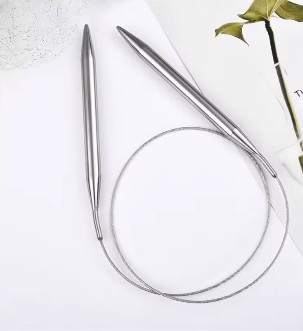 Druty metalowe 2 mm na stalowej żyłce 80 cm - obrazek 3