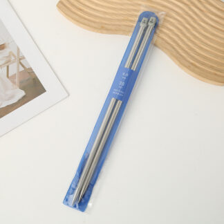 Druty metalowe do dziergania 35 cm, 9 mm