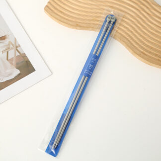 Druty metalowe do dziergania 35 cm, 5,5 mm