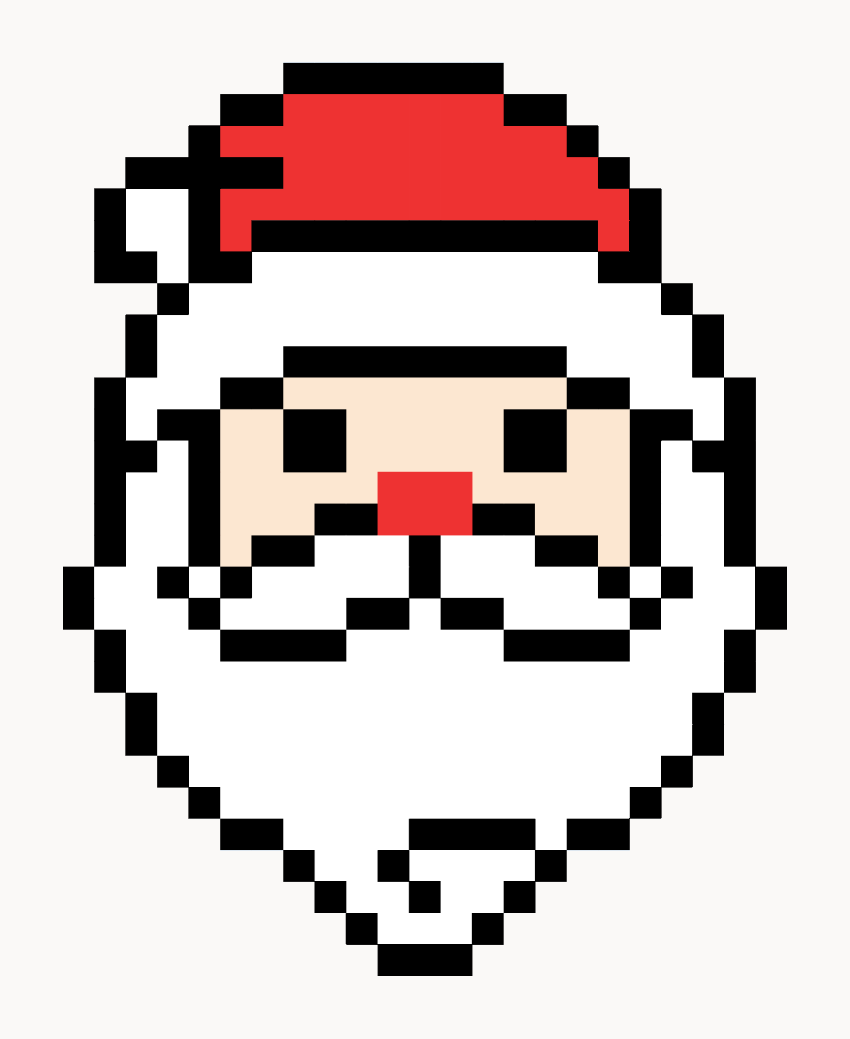 Koc z motywem Mikołaja wykonany z grubej włóczki – wzór PDF