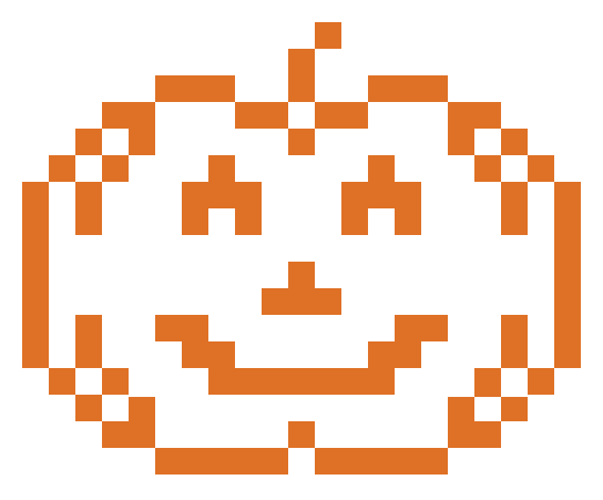 Motyw dyni w konturze do koca z grubej włóczki – wzór PDF