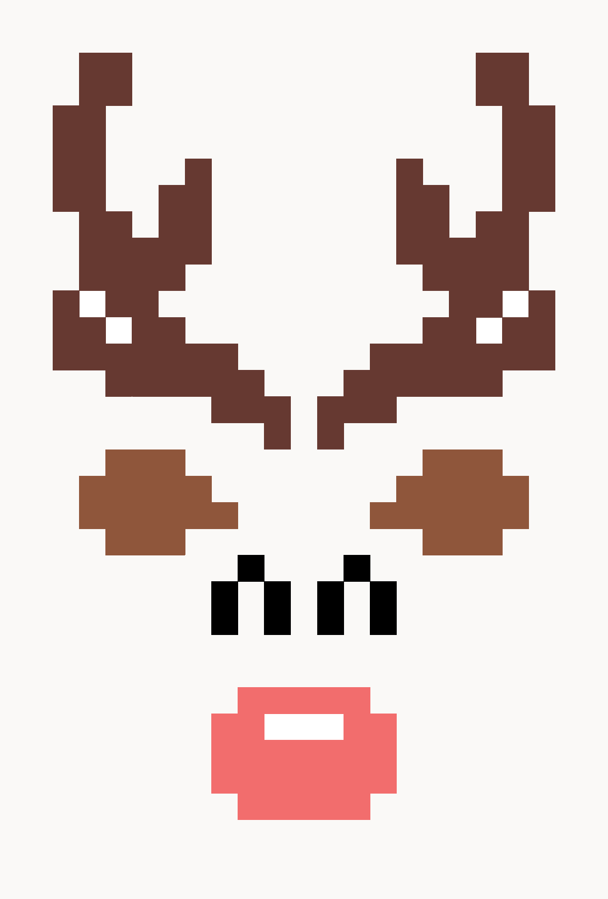 Motyw jelonka do koca z grubej włóczki – wzór PDF (wersja 2)