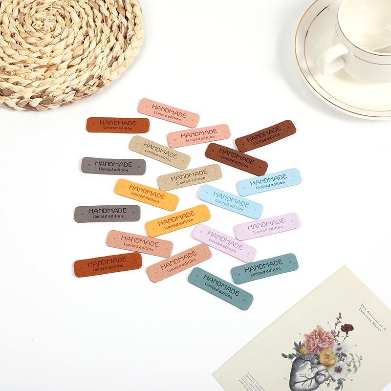 Zestaw 5 metek handmade kolor nr  7 - obrazek 7