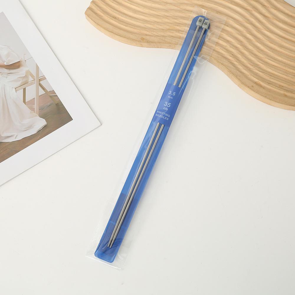 Druty metalowe do dziergania 35 cm, 3,5 mm