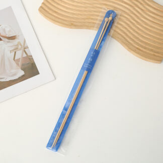 Druty bambusowe do dziergania 35 cm, 3,5 mm