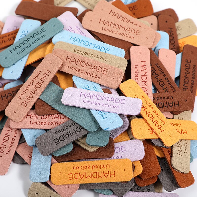 Zestaw 5 metek handmade kolor nr  1 - obrazek 6