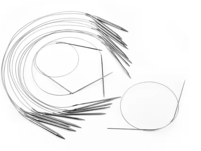 Druty metalowe 7 mm na stalowej żyłce 80 cm - obrazek 4