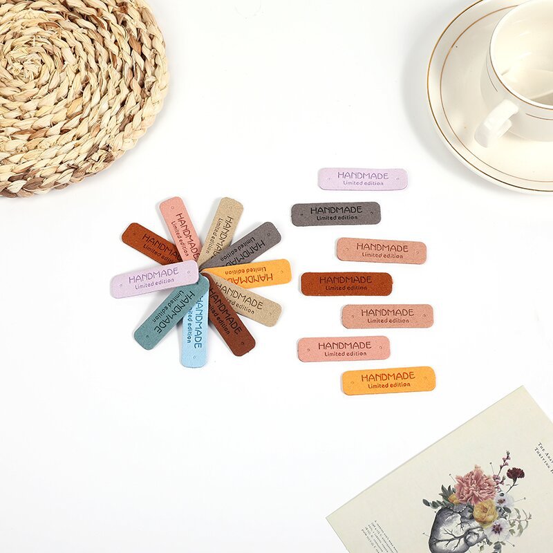 Zestaw 5 metek handmade kolor nr  7 - obrazek 6