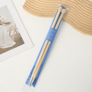 Druty bambusowe do dziergania 35 cm, 10 mm