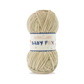Luna Art Baby Fox 45 chałwa - puszysta włóczka szenilowa do maskotek