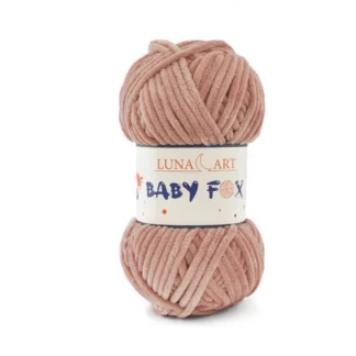 Luna Art Baby Fox 96 nude  - puszysta włóczka szenilowa do maskotek