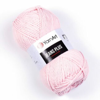 Włóczka YarnArt Jeans  Plus 18 różowy pastelowy - włóczka do szydełkowania