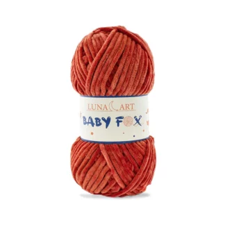 Luna Art Baby Fox 27 cegła - puszysta włóczka szenilowa do maskotek