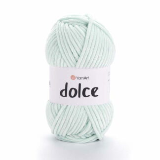 Włóczka YarnArt Dolce 753 miętowy - pluszowa włóczka do szydełkowania