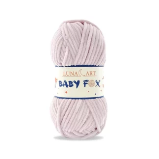 Luna Art Baby Fox 24 brudny róż - puszysta włóczka szenilowa do maskotek