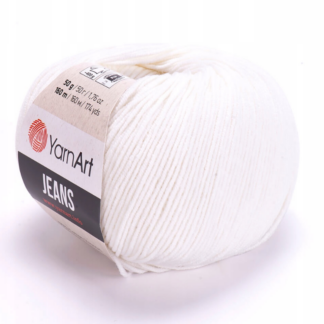 Włóczka YarnArt Jeans 1 – włóczka bawełna/akryl do szydełkowania i na druty 50 g