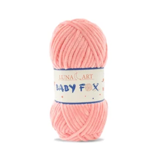 Luna Art Baby Fox 21 morela - puszysta włóczka szenilowa do maskotek