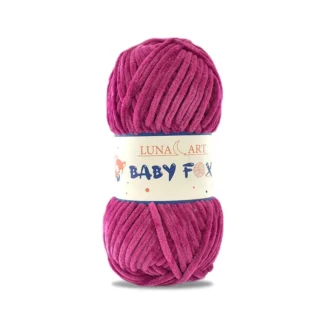 Luna Art Baby Fox 22 piwonia - puszysta włóczka szenilowa do maskotek