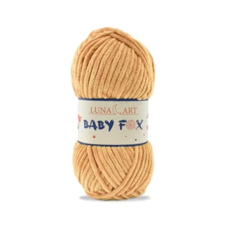 Luna Art Baby Fox 18 jasny miodowy - puszysta włóczka szenilowa do maskotek