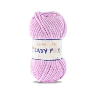 Luna Art Baby Fox 59 wrzos - puszysta włóczka szenilowa do maskotek