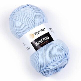 Włóczka YarnArt Jeans  Plus 75 błękit - włóczka do szydełkowania